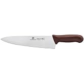 A-to-Z Supply SLKF411BR Chef's Knife, 10" Blade, Brown Polypropylene Handles, German Steel, NSF