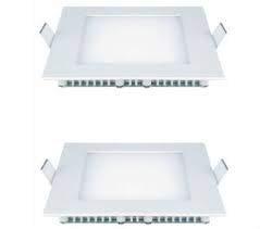 Kohinoor Lights Napoleon 12 watt LED Square POP/False/Ceiling Panel Light Pack of 2