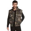 9 Crowns Men's Fishing Hunting Tactical Vest Essentials-Camo Brown-2XL