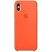Keklle iPhone X Silicone Case, Keklle Liquid Silicone Gel Rubber Shockproof Case and Ultra Soft Microfiber Cloth Lining Cushion for iPhone X/10 (Spicy Orange)