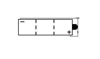 Kyoto 6N4C-1B 6N4C 1B 6N4C1B batterij - Image 3