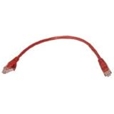 PIMFG1ft Cat6 Ethernet Network Crossover Cable, Molded - Red
