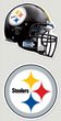 Pittsburgh Steelers Set of 2 Die Cut Decals