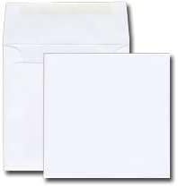 5 1/2 Square Invitation Envelope - White (5.5 x 5.5) - Announcement Envelope Series (Box of 250)