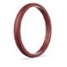Enso Rings Halo Birthstone Silicone Ring – Minimalist Stackable Wedding Engagement Band – – 2.54mm Wide, 1.5mm Thick