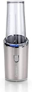 Cuisinart Cordless On the Go Blender 450ml bottle Portable smoothie maker, ice crusher, frappe, milkshakes USB Rechargeable, Handheld Tritan BPA free blending cup with lid included