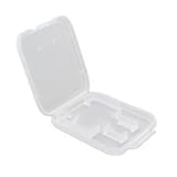 eTECH Collection 20 Pack of Clear Plastic SD/SDHC/SDXC/MicroSD/MicroSDHC/MicroSDXC Memory Card Case Holder for SanDisk/Kingston/Transcend/Samsung Memory Card (Plastic Case Only, Memory Card Not Included) -- Shipping From USA