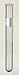 25 X 150mm PYREX GLASS TEST TUBE WITH RIM; PACK OF 6 EA