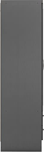 Seconique Nevada 4 Door Wardrobe 2 Drawers 3D Effect Grey 154cm view 4