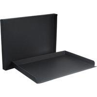 Archival Method Drop Front Box 1.5″ 8.75″ x 11.25″, Black