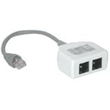 QualConnectTM Ethernet 6in 2-Port RJ45 Splitter/Combiner Cable,Sold individually