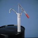Zee Line P300N Lever Action Steel Drum Pump, no drip spout prevents drips; eliminates unnecessary waste and cleanup.