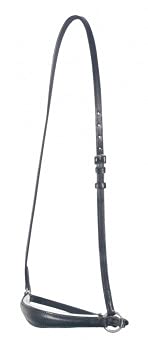 PFIFF Hannov German Leather Comfort Double Bridle, Black/White Full