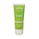 Alba Very Emollient Cream Shave, Coconut Lime, 8 Ounce