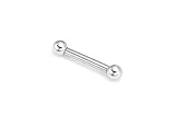 316L Surgical Steel Straight Barbell 10g
