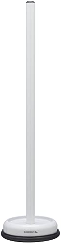 Sealskin Toilet Roll Holder, Stainless Steel, White, 13.2 x 13.2 x 52.1 cm