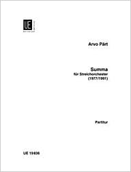 arvo part summa score