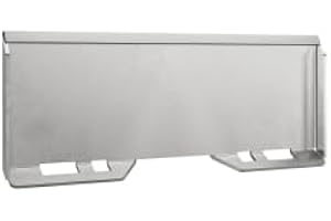 1/2" Universal Quick Tach Mount Plate, Heavy-Duty Q235 Steel Skid Steer Attachment Adapter, 46"X18.5" Bare Steel Weld-on Moun