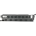 Tripp Lite 12-Outlet Rackmount PDU Power Strip, Six Front & Six Rear Facing Outlets, 20A, 120V, 15ft Cord with L5-20P Plug, Horizontal 1U Rack Mount, Lifetime Manufacturer's Warranty (RS-1215-20T)