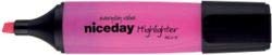 Niceday Rosa (Marqueur Fluorescent HC1-5 Punkte Biseautée Rose)