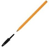 BIC Orange Fine Ballpoint Pens 0.8 mm Box of 20 Black Ink view 4