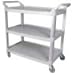 Winco USA 3-Tier Utility Cart, Gray