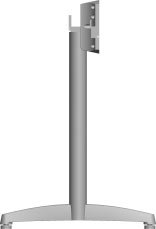 Gibraltar DuraCast Flip-Top T-Base with 20 inch Base Spread in Polished Aluminum