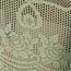 Collections Etc Crochet Lace Floral Tablecloth for Dining Room Accent or Layering Linens, Sage Green, 70