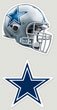 WinCraft Dallas Cowboys Set of 2 Die Cut Decals