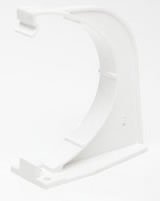 Pack of 3 RD509W Polypipe Polyflow Deep Capacity Fascia Bracket RD509 for 117mmx 75mm PVCu Half Round deepline guttering Systems Colour: (White)