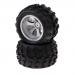 B Blesiya 4X Durable Tires Rubber Tyres Wheel Hex Rim for WLtoys A979 A979-01 RC Cars