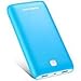 Poweradd Pilot X7 20000mAh Power Bank Dual Smart USB Port 3.4A External Battery Pack with LED Flashlight for iPhone 7, iPad Pro, Galaxy S8, Other Smartphones and Tablets- Blue
