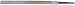Nicholson - 40076N Pillar File, Swiss Pattern, Double Cut, Rectangular, #0 Coarseness, 6