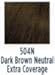 Matrix Socolor GreyT Naturals Permanent Cream Hair Color 504N Dark Brown Neutral Extra Coverage