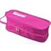 KLOUD City 5 Colors (Pink, Green, Black, Brown, Hot Pink) Nylon Double-Zipper Travel Portable Shoe Bag/Storage Bag Plus Cleaning Cloth (Hot Pink)