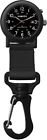 Dakota Watch Company Light Backpacker Clip Watch with Dial Light, Black