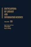 Encyclopedia of Library and Information Science, Kent, Allen, 0824720334