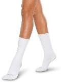 Smartknit Seamless Diabetic Socks Color White (Coolmax) Size Extra-Large Style Mini-crew
