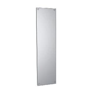 Ironmongery Solutions® Finger Plate Cast for Doors Size -305x75mm in Polished Chrome Finish