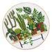 CUTICATE Pot Plant Pattern - Stamped Embroidery Kit with Embroidery Hoop 20cm for Beginners Starters DIY Sewing Crafts - EC001