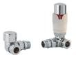 Eastbrook Biava 15mm Corner TRV and Lockshield Valve