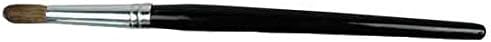 GORDON BRUSH 6020-01000 Camel Hair Round Artist, Black Gloss Wood Handle, Size 1