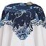 Collections Etc Snowy Night Christmas Town Table Linens, Square
