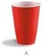 Disposable Red Cups - 16 Oz. - Durable and Eco-Efficient