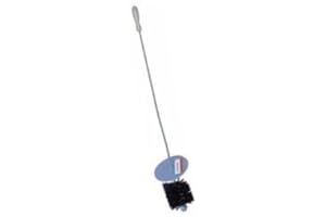 Commercial Floor Drain Cleaning Brush with Splash Guard™ for 3" and 4" drains