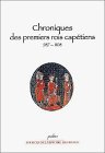 Chroniques des premiers Capétiens