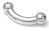 316L Surgical Steel Bent Curved Barbell 00g 00 Gauge
