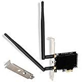 FebSmart Wireless-AC Dual Band 1200Mbps (2.4GHz 300Mbps and 5GHz 867Mbps) PCI Express WiFi Card for Windows XP, 7, 8.x, 10, 1