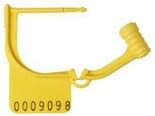 PT# 40088 PT# # 40088- Seal Security Lock Breakaway Numbered Yellow 50/Pk by, Harloff Manufacturing
