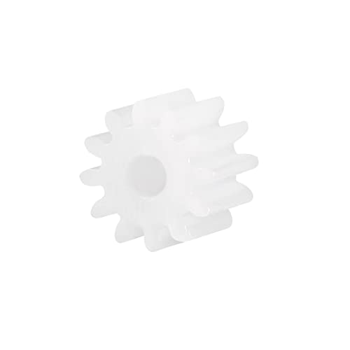 uxcell 30pcs Plastic Gears 12 Teeth Model 122A Reduction Gear Plastic Worm Gears for RC Car Robot Motor